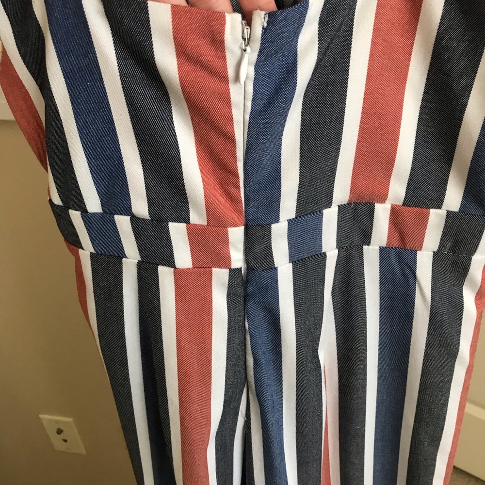 Striped jumpsuit - Picture 2 of 3